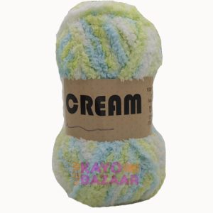 Ice cream green, white, turq