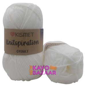 Knitspiration chunky k01 white
