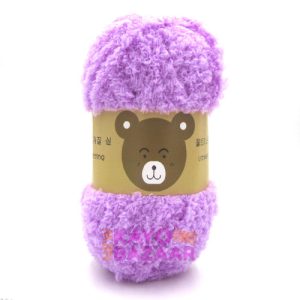 Ultra soft baby knitting teddy lilac