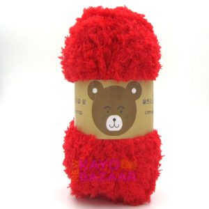 Ultra soft baby knitting teddy red