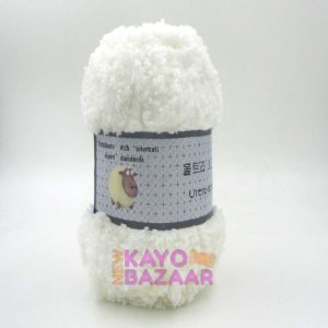 Ultra-soft baby knitting sheep white