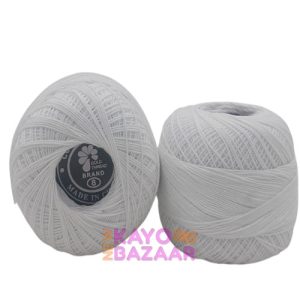 Cotton pearl no 8 white