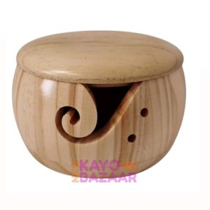 Wooden dish yarn holder 18-1025