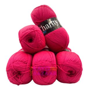 Charity 4 ply 076 Fuschia