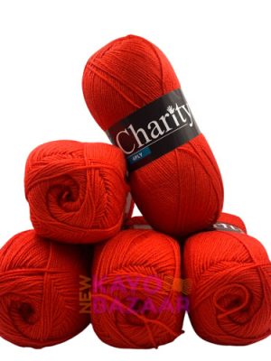 Charity 4 ply 136 Red