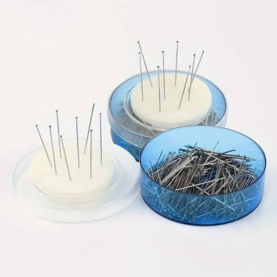 Blue tub pins