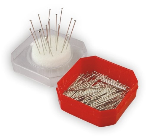 Red tub pins