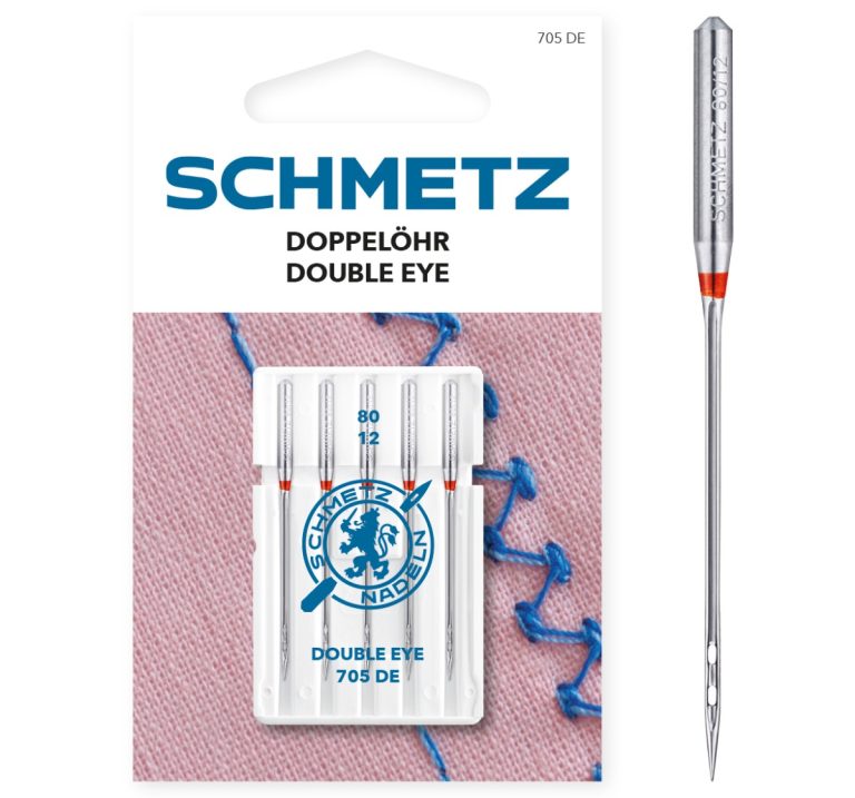 Schmetz double eye needles